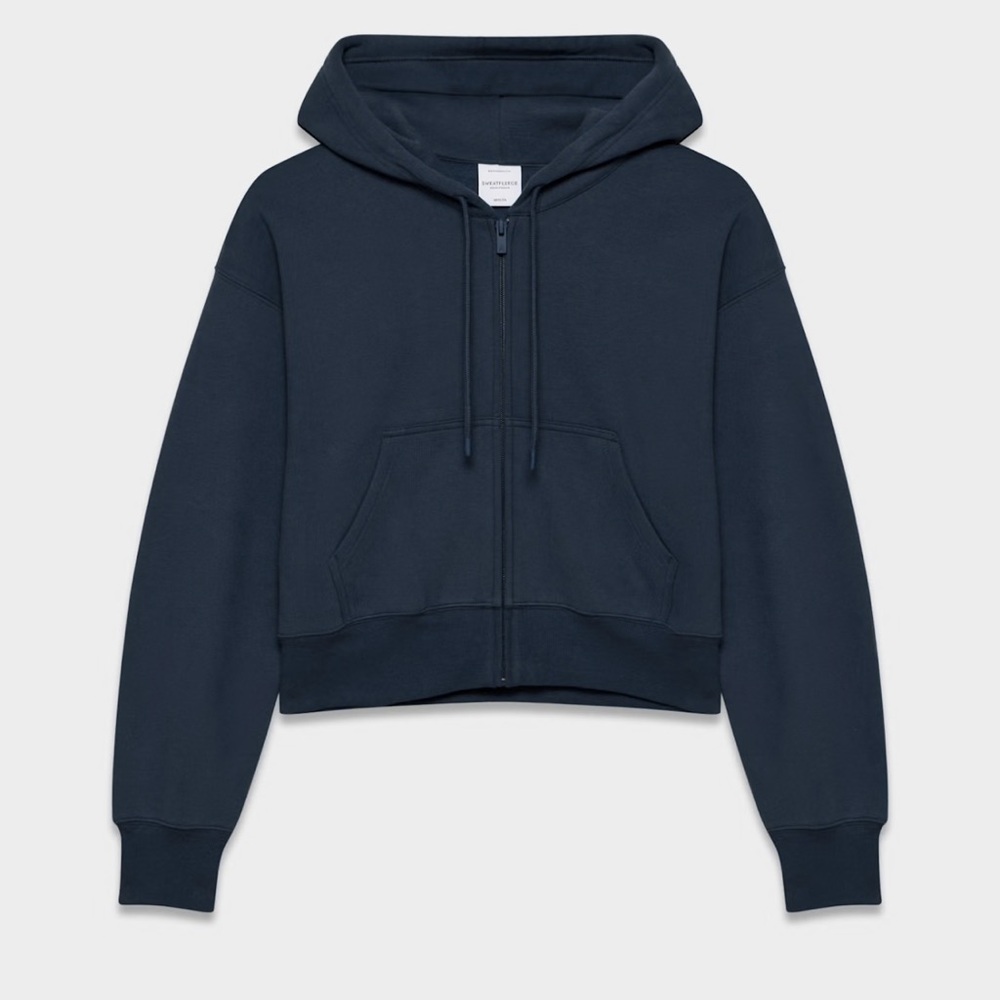 TNA Cozy Sweatfleece Boyfriend Boxy Zip Hoodie